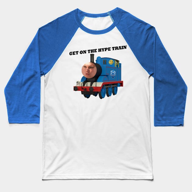 The Hype Train Baseball T-Shirt by VolleyboysOfficial